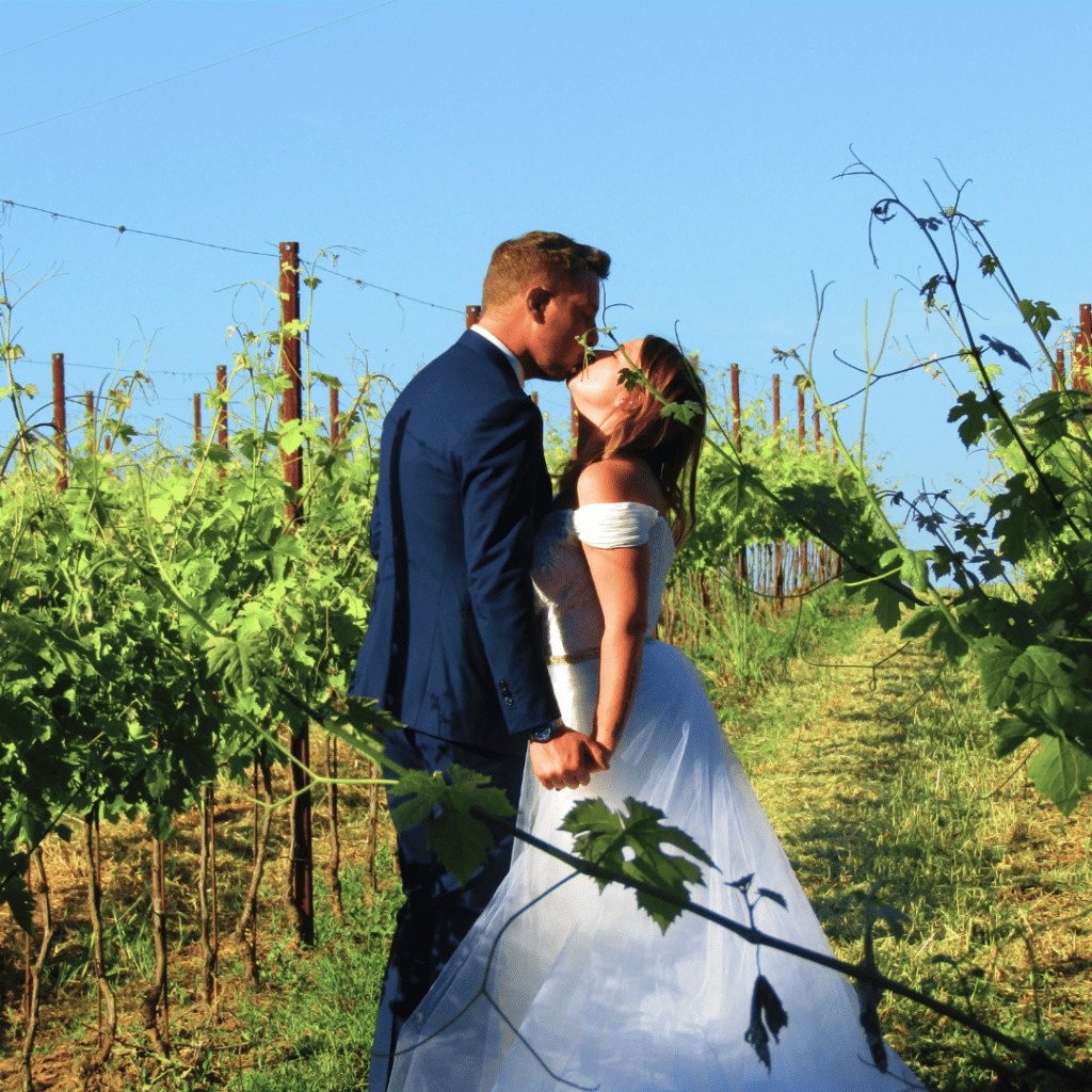 Matrimonio in vigna di Ferdinando ed Elisa
