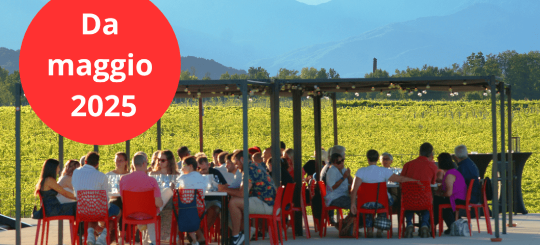 Aperitivo al Tramonto con vista sul Monte Rosa